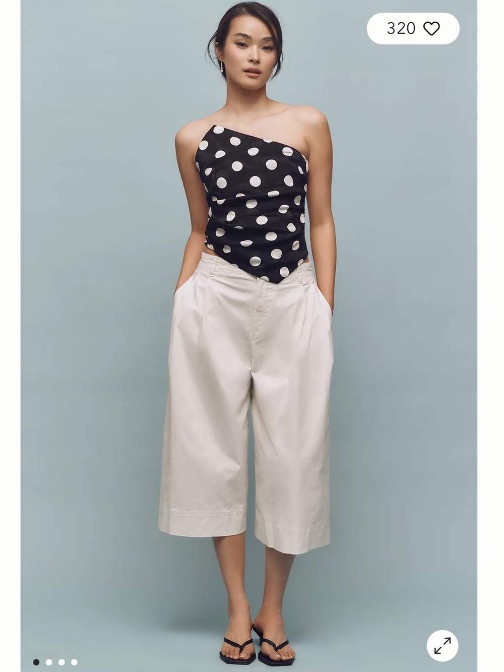Anthropologie By Anthropologie Trouser Culotte Pants Size Large Like New